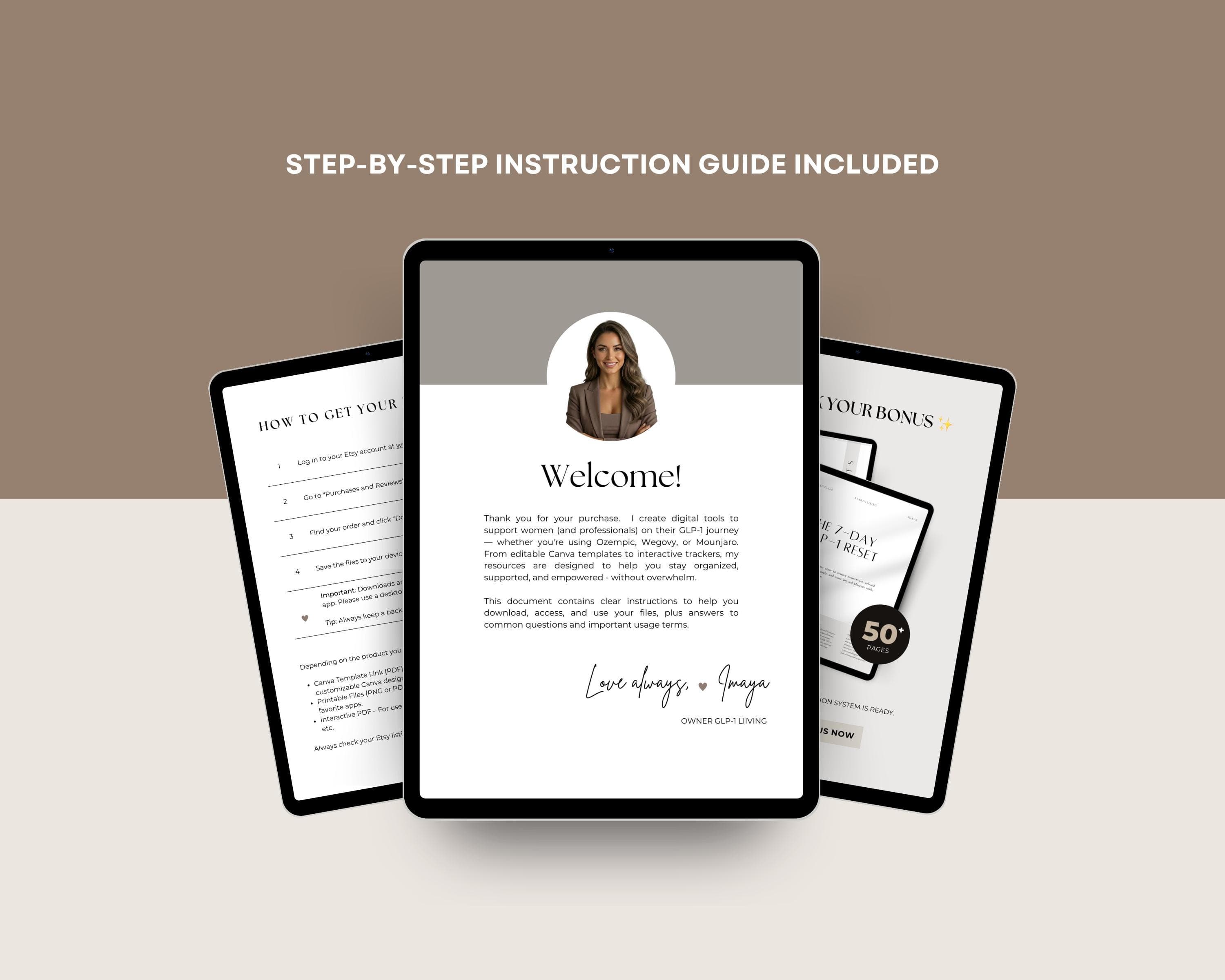 Peptide Therapy Instagram Templates, Editable Canva Posts | Medspa IV Therapy & GLP-1 Wellness Injection Social Media