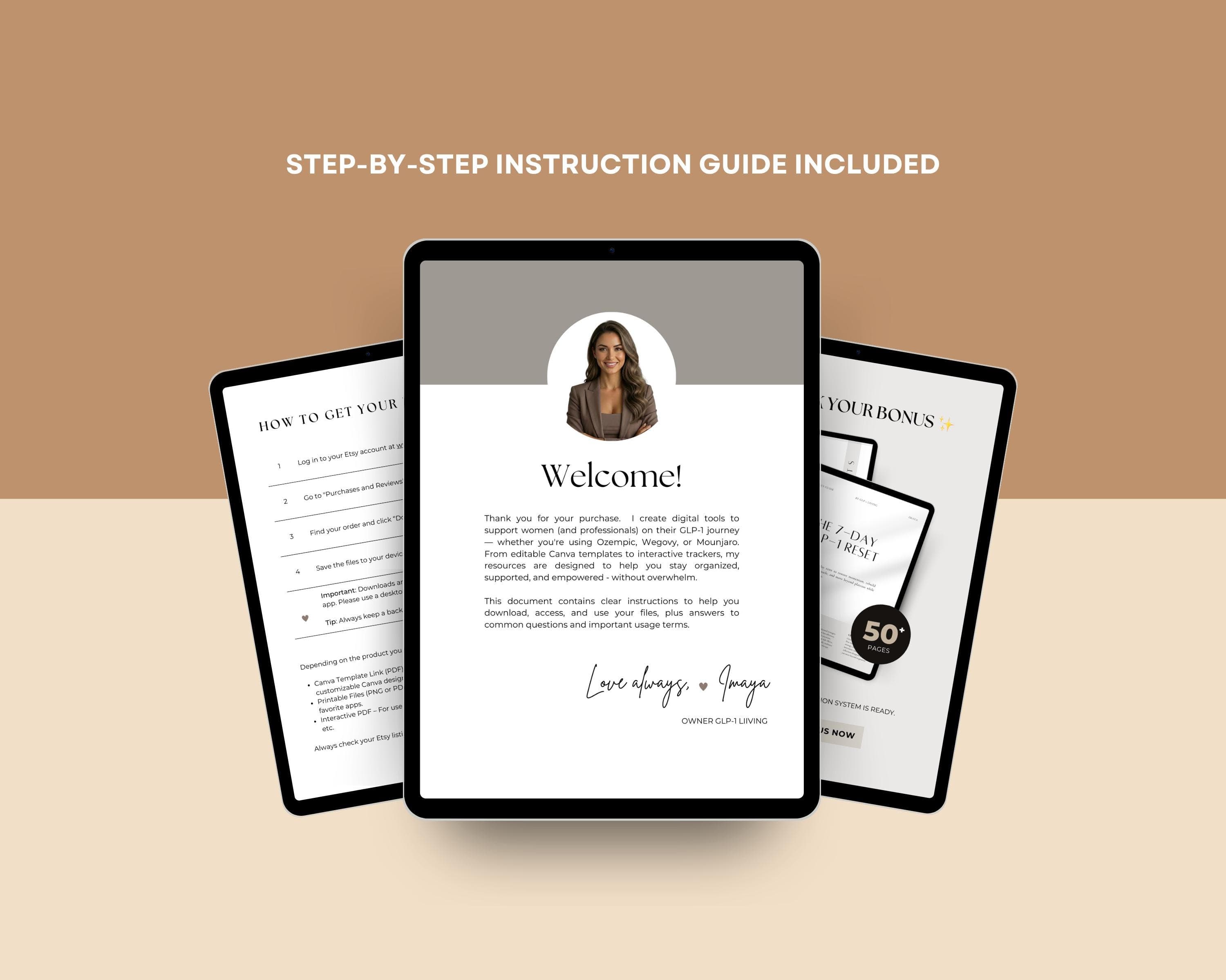 Medspa Weight Loss Templates Editable in Canva | GLP-1 Instagram Story Templates for Med Spas | Semaglutide Medspa Social Kit